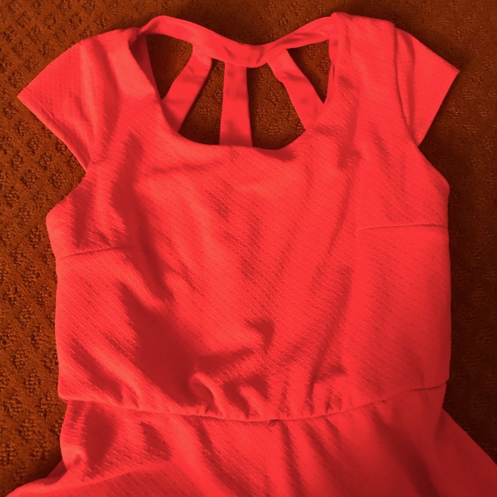 Pink casual dress